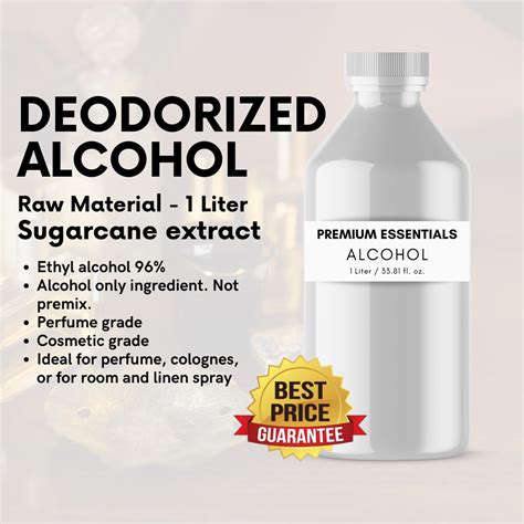 what is perfume grade alcohol